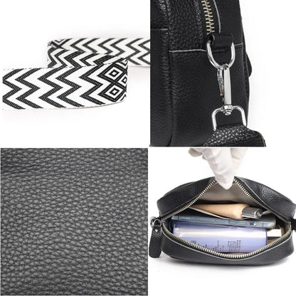 "Velours d'Or Billie" Leather Shoulder Bag