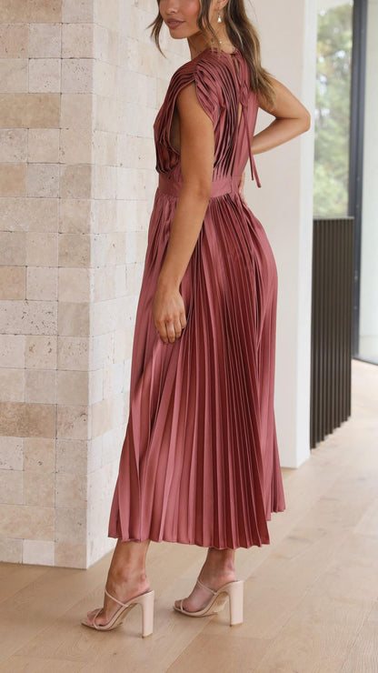 Alexis - Elegant Pleated Dress