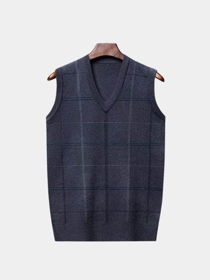 Kinit Checked Academic Waistcoat