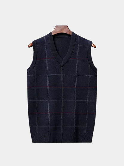 Kinit Checked Academic Waistcoat