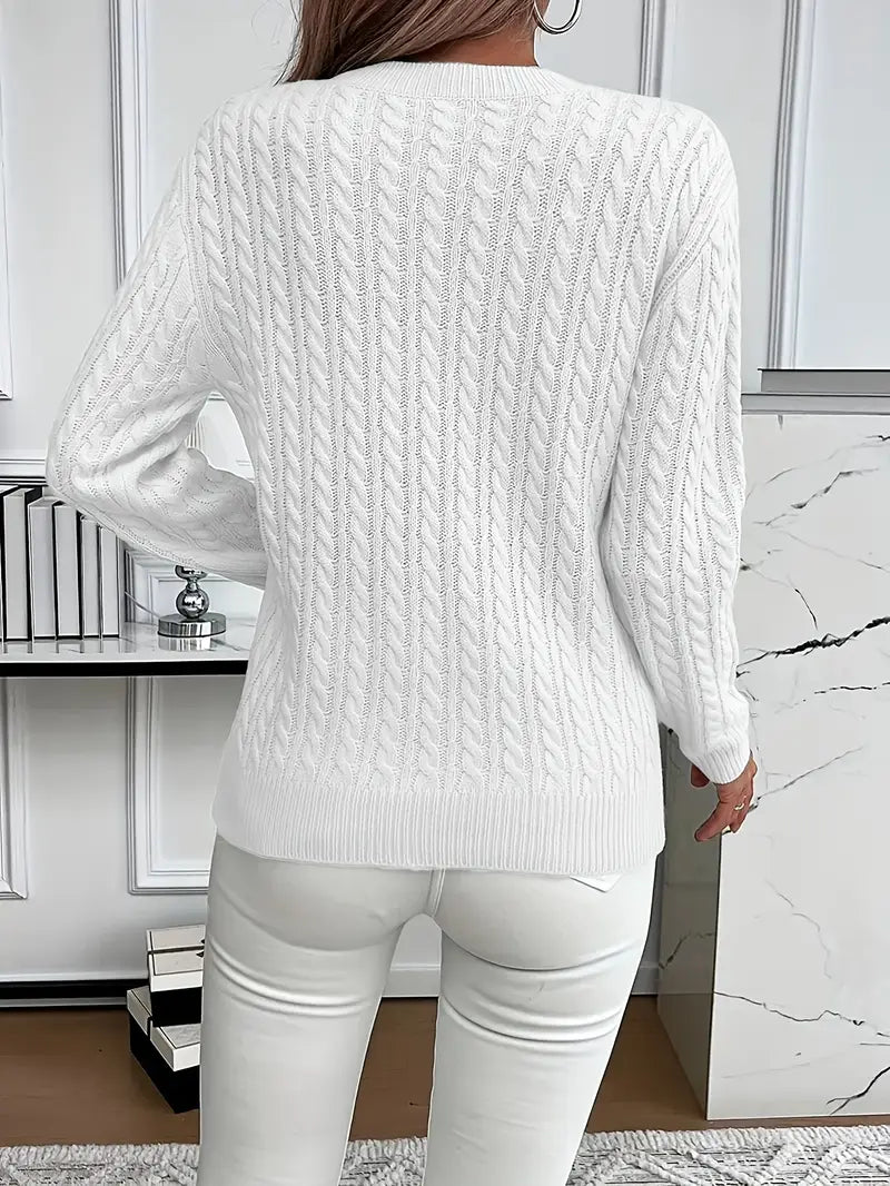 Sue | Ladies' Cable Knit Jumper