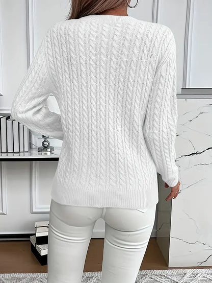 Sue | Ladies' Cable Knit Jumper