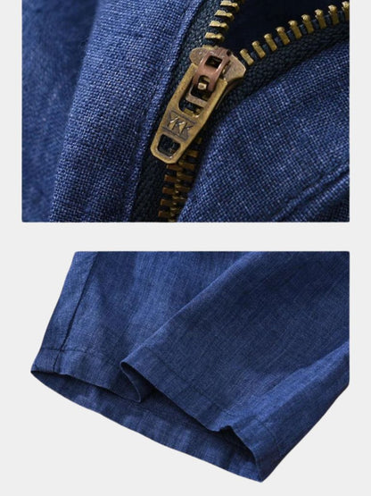 Linen Shorts Bleu Horizon