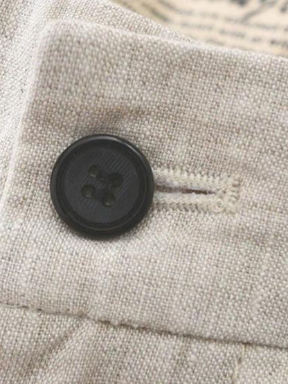 Linen Shorts Bleu Horizon
