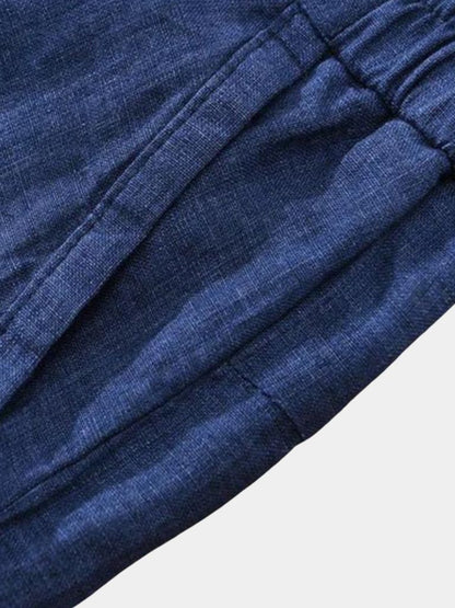 Linen Shorts Bleu Horizon