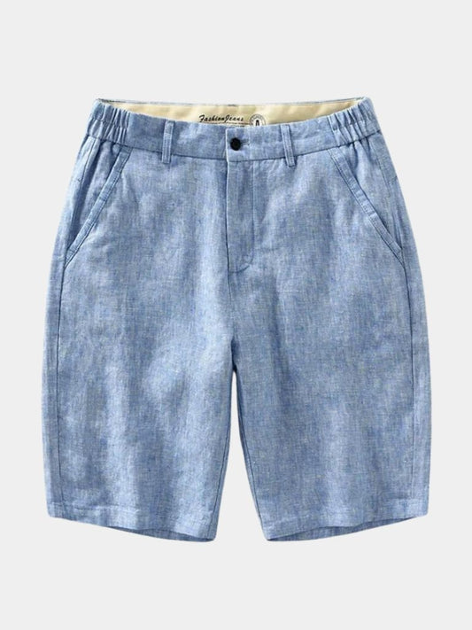 Linen Shorts Bleu Horizon