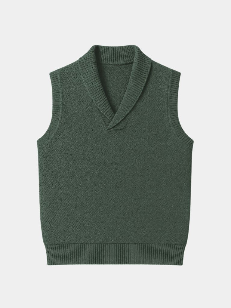British Knit Knitted Waistcoat