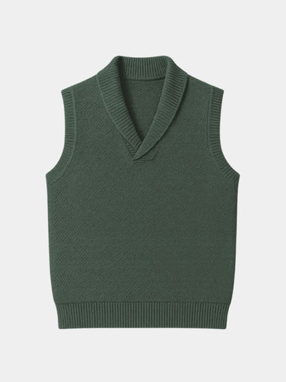 British Knit Knitted Waistcoat