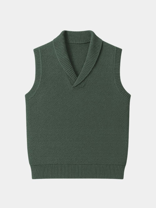 British Knit Knitted Waistcoat