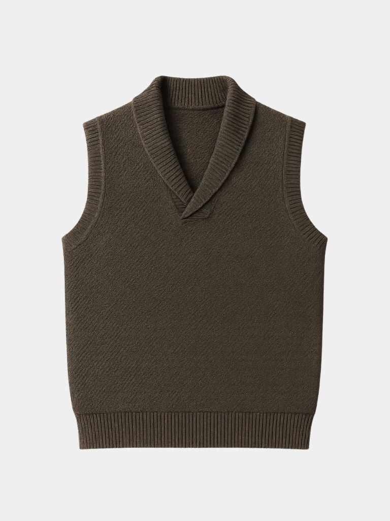 British Knit Knitted Waistcoat