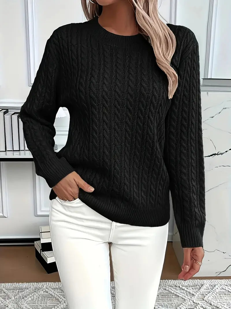 Sue | Ladies' Cable Knit Jumper