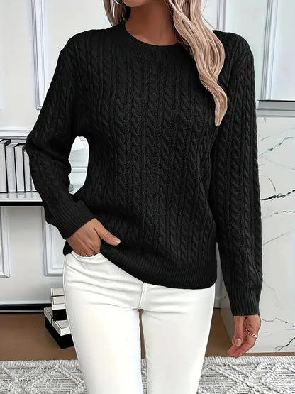 Sue | Ladies' Cable Knit Jumper