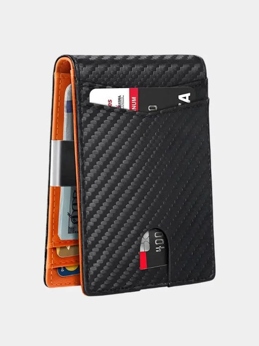 Minimalist Carbon Fibre RFID Blocking Wallet