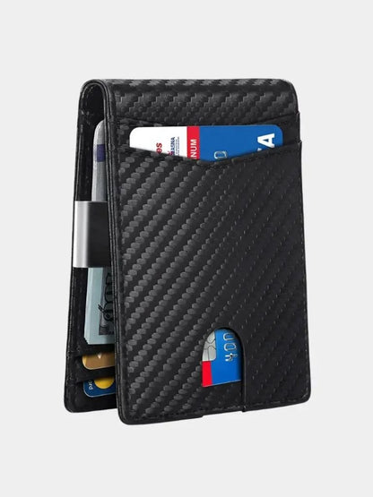Minimalist Carbon Fibre RFID Blocking Wallet