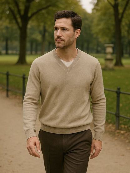 Cashmere V-Neck Sweater
