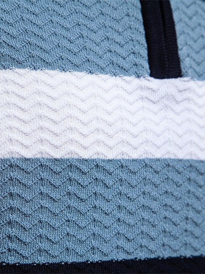Classic Short Sleeve Polo Shirt with Zip