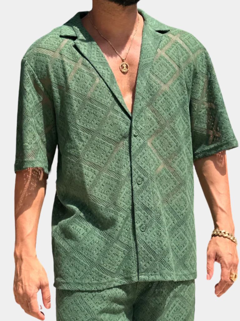 Summer Polo Shirt Coastal Reverie