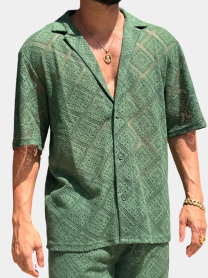 Summer Polo Shirt Coastal Reverie