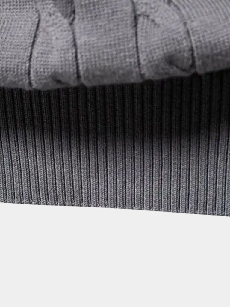 Cotton Sweater with Round Neck