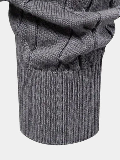 Cotton Sweater with Round Neck