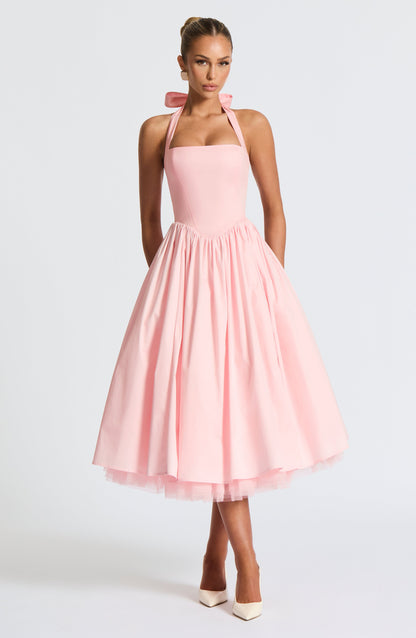 Cressida Midi Dress - Pink
