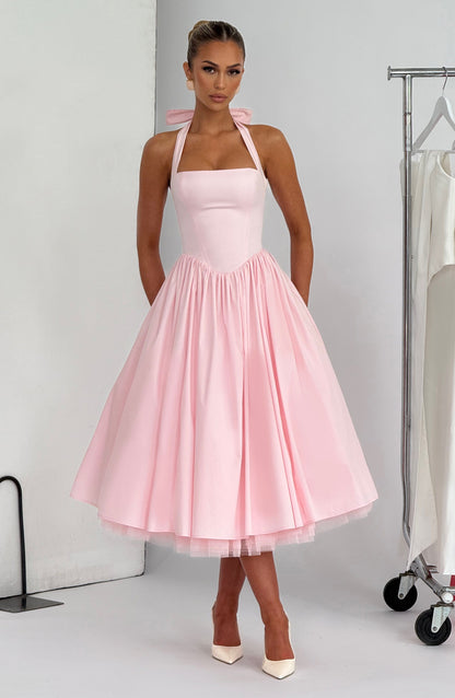 Cressida Midi Dress - Pink