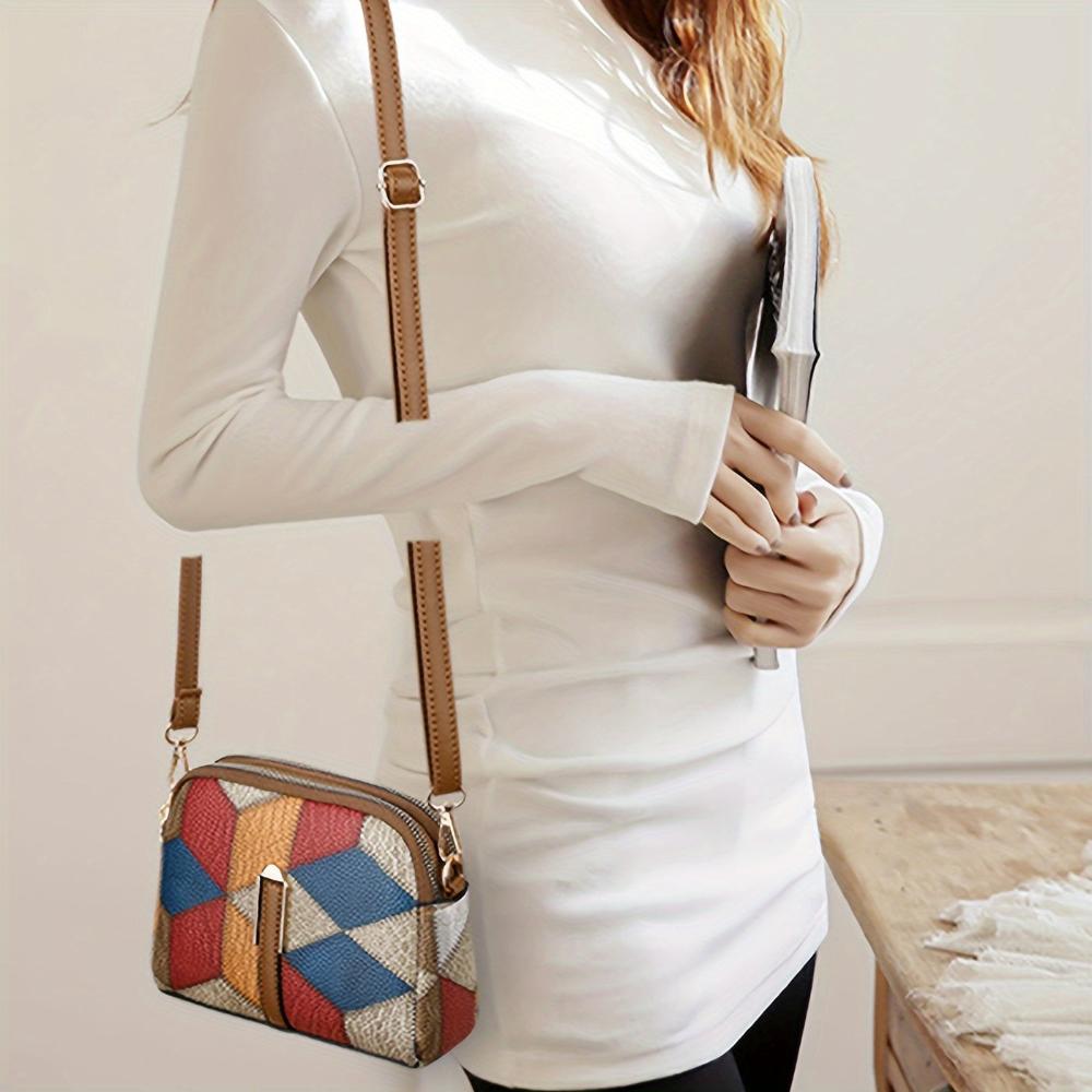 Luna | Mini Shoulder Bag in Patchwork Style