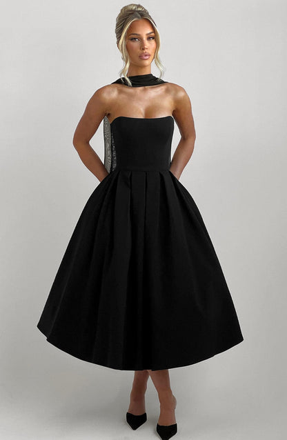Stunning Midi Dresses - Black