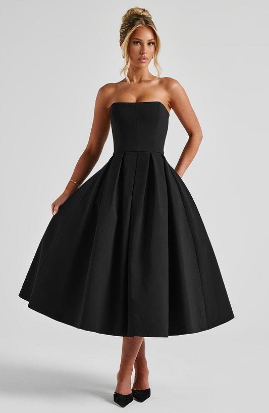Stunning Midi Dresses - Black