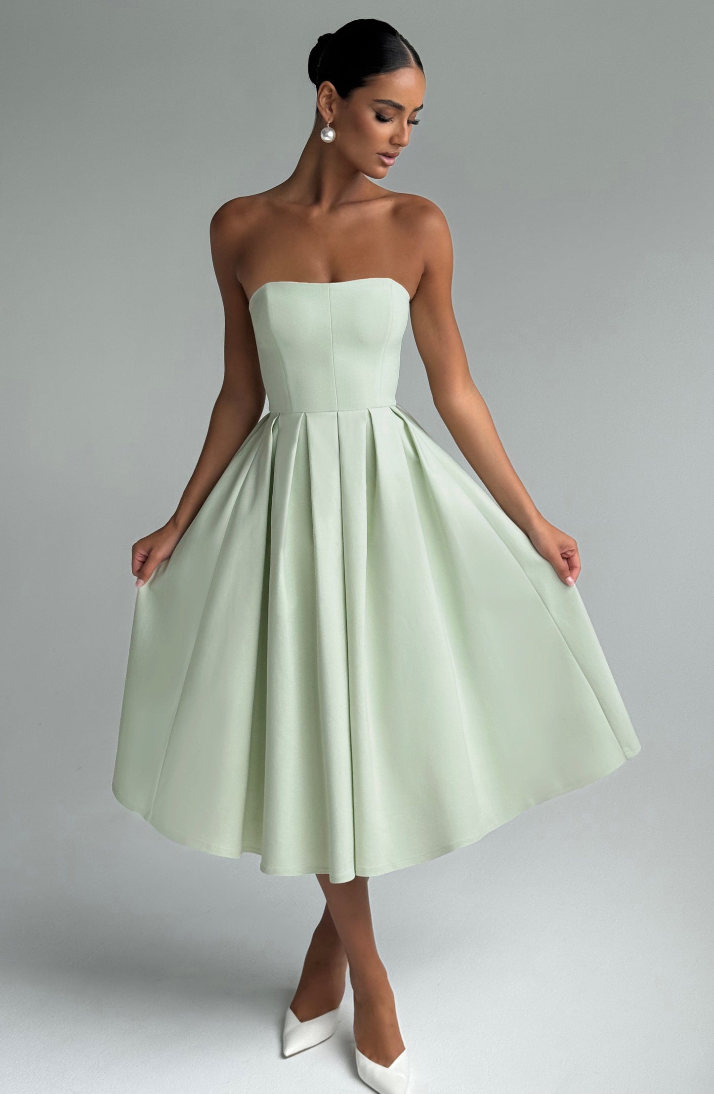 Impressive Midi Dress - Mint