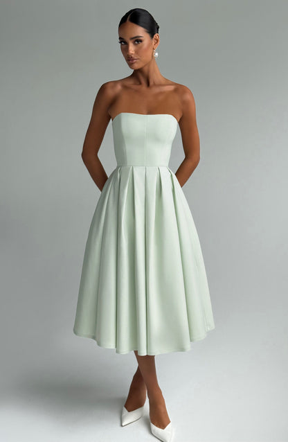 Impressive Midi Dress - Mint
