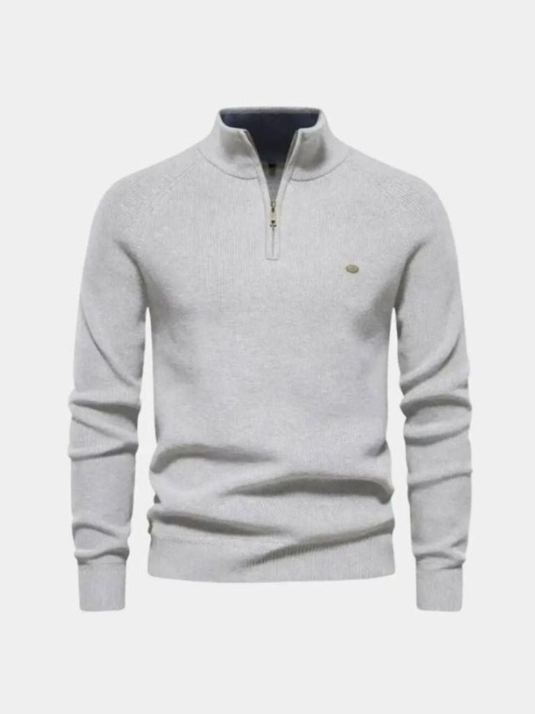 Elegant Quarter Zip Sweater