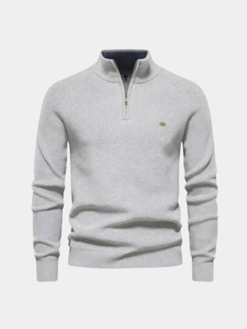 Elegant Quarter Zip Sweater