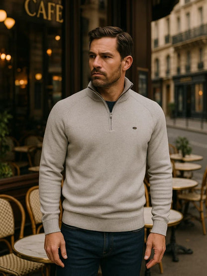 Elegant Quarter Zip Sweater