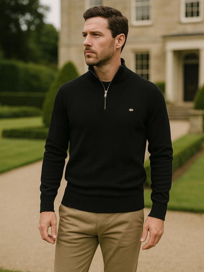 Elegant Quarter Zip Sweater