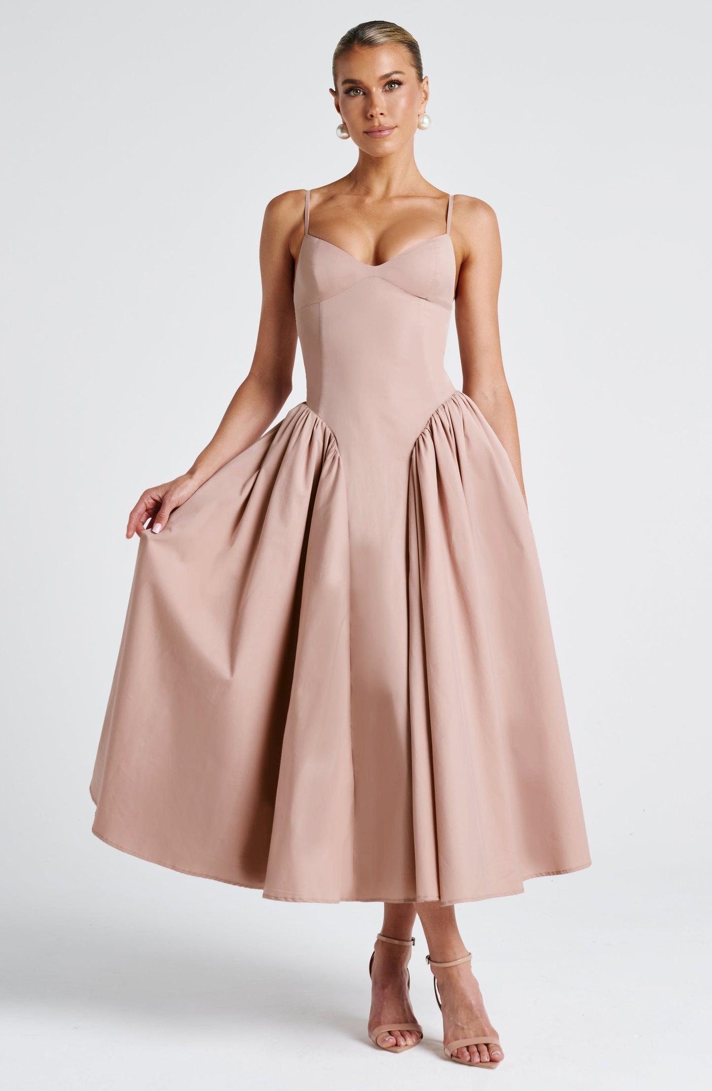 Emerson Midi Dress - Brown