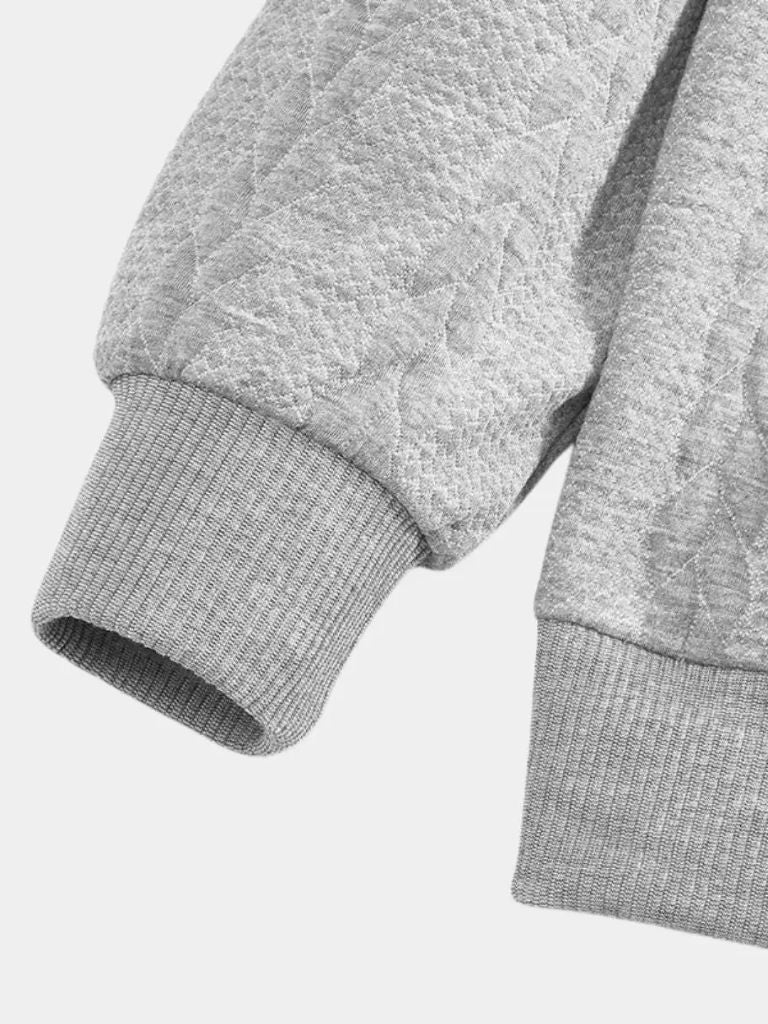 Essential Henley Pullover with Quarter Zip