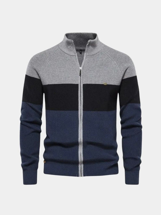 Zipped Knit Sweater