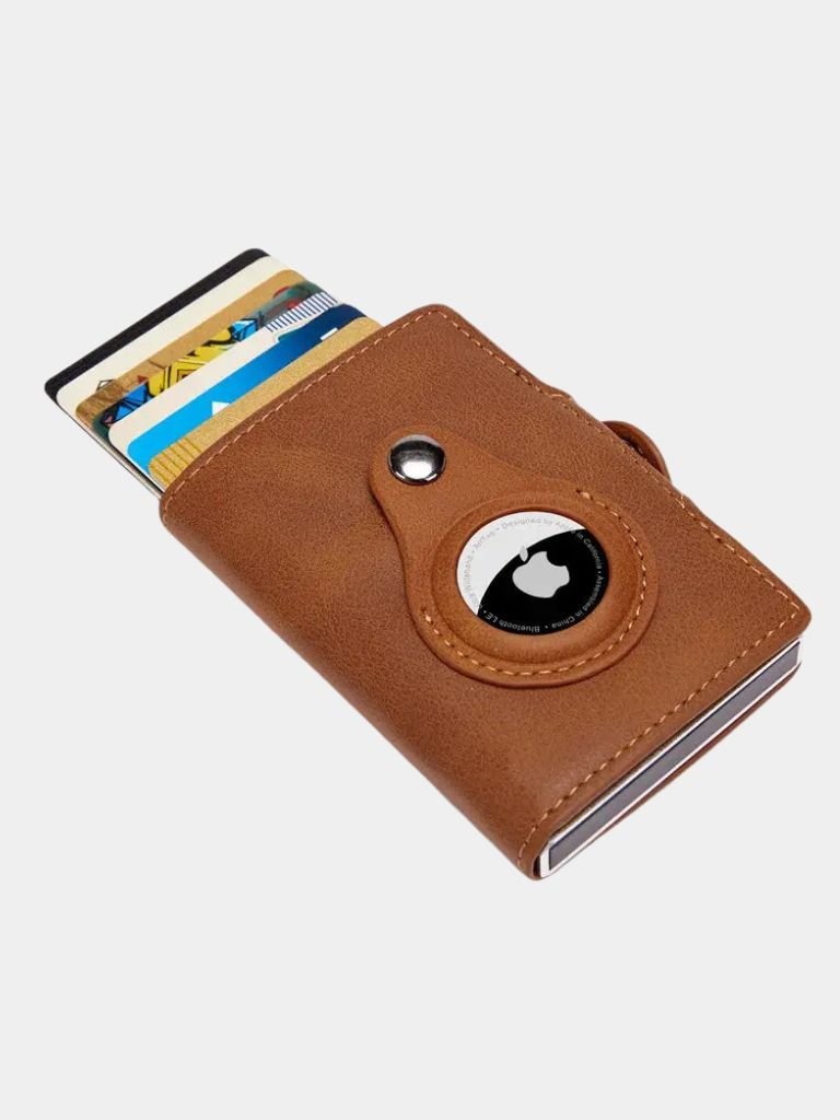 Modern Wallet with AirTag Holder and RFID Protection