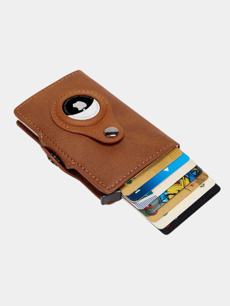 Modern Wallet with AirTag Holder and RFID Protection