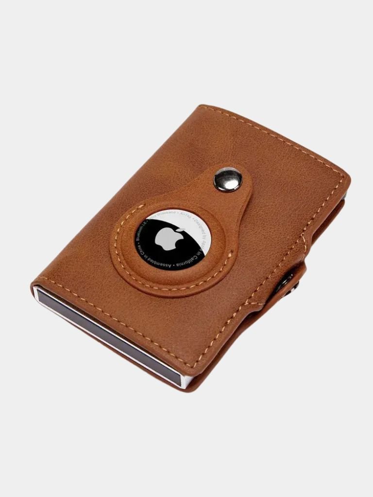 Modern Wallet with AirTag Holder and RFID Protection