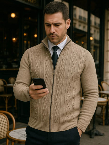 Cashmere Wool Dress in Old Money Style