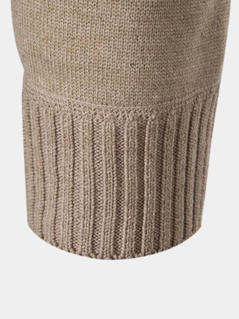 Cashmere Wool Dress in Old Money Style