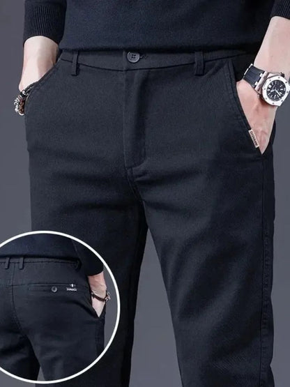 Essential Stretch Straight Trousers