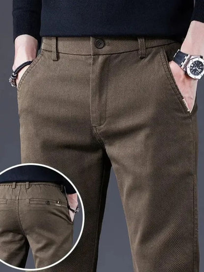 Essential Stretch Straight Trousers