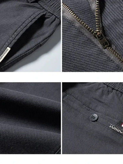 Essential Stretch Straight Trousers