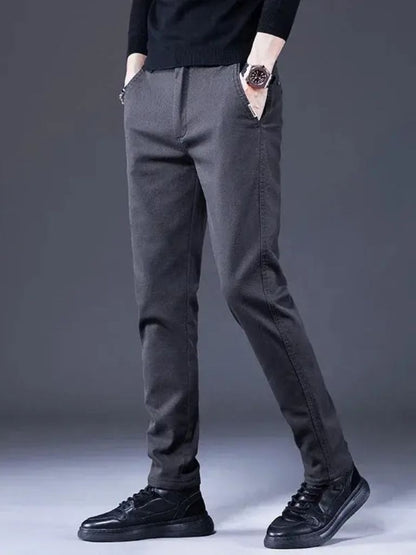 Essential Stretch Straight Trousers