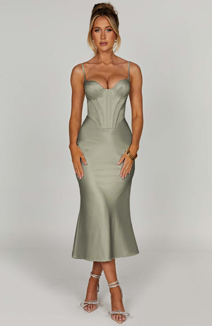 Farrah Midi Dress - Salvě