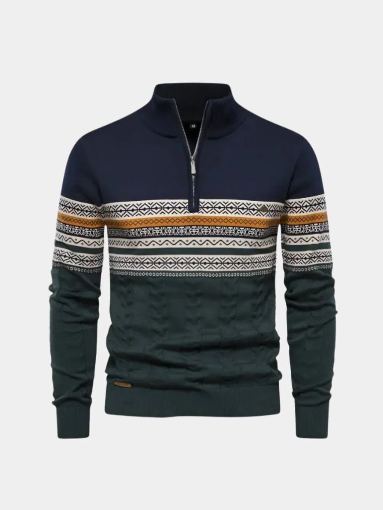 Sweater with Half-Zip