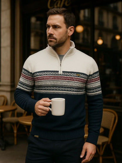 Sweater with Half-Zip